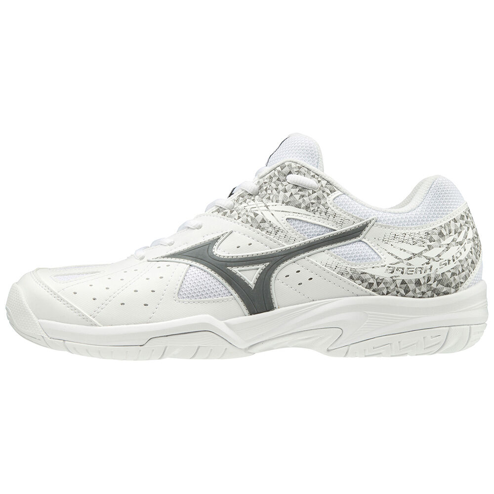 Scarpe Tennis Mizuno Break Shot 2 Ac Uomo - Bianche/Nere/Bianche - 68321-TMBN